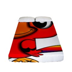 Bird Cartoon Character Parrot Fitted Sheet (full/ Double Size) by Simbadda