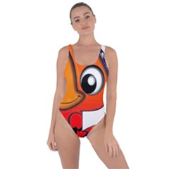 Bird Cartoon Character Parrot Bring Sexy Back Swimsuit by Simbadda