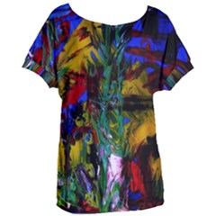 Night At The Foot Of Fudziama 1 Women s Oversized Tee by bestdesignintheworld