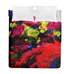 Night, Pond And Moonlight 1 Duvet Cover Double Side (full/ Double Size) by bestdesignintheworld