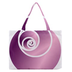 Rose  Zipper Medium Tote Bag by Jylart