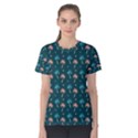 Summer palms pattern Women s Cotton Tee View1