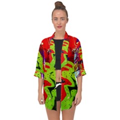 Untitled Island 5 Open Front Chiffon Kimono by bestdesignintheworld