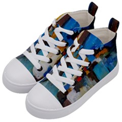 Abstract Kid s Mid-top Canvas Sneakers by consciouslyliving