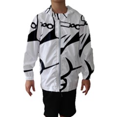 Dog Leash Lead Running Animal Hooded Windbreaker (kids) by Nexatart