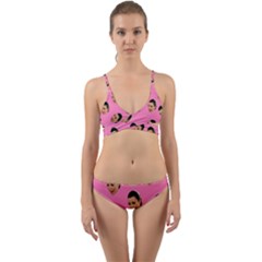 Crying Kim Kardashian Wrap Around Bikini Set by Valentinaart