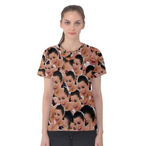 Crying Kim Kardashian Women s Cotton Tee by Valentinaart