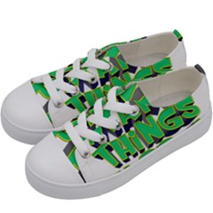 Act Do Text Make Tackle Implement Kids  Low Top Canvas Sneakers by Sapixe