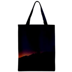 Nature Night Colorful Landscape Zipper Classic Tote Bag by Sapixe