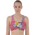 Illustration Rabbit Easter Back Weave Sports Bra View1