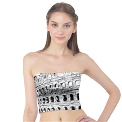 Line Art Architecture Tube Top by Sapixe