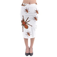 Nature Insect Natural Wildlife Midi Pencil Skirt by Sapixe