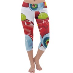 Car Vehicle Racing Car Formula Capri Yoga Leggings by Sapixe