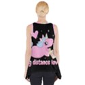 Long distance lover - Cute Unicorn Side Drop Tank Tunic View2