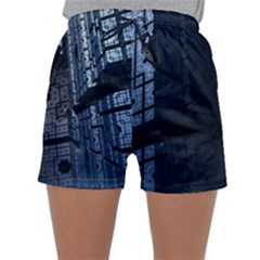 Graphic Design Background Sleepwear Shorts by Sapixe