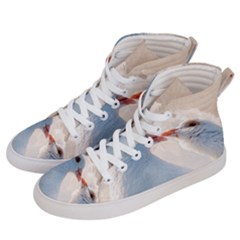 Doves In Love Women s Hi-top Skate Sneakers by FunnyCow