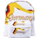 German Soccer Player Germany German Flag Colors Black Gold Red Logo Typography Sports Giant Full Print Backpack View1