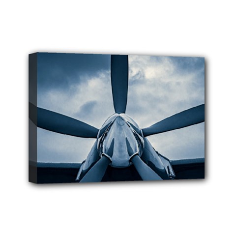 Propeller - Sky Challenger Mini Canvas 7  X 5  by FunnyCow