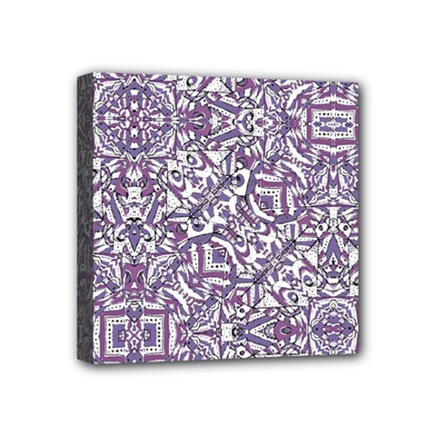 Colorful Intricate Tribal Pattern Mini Canvas 4  X 4  by dflcprints