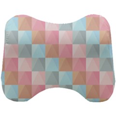 Abstract Pattern Background Pastel Head Support Cushion by Nexatart