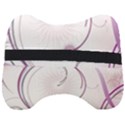 Abstract Background Flowers Head Support Cushion View2