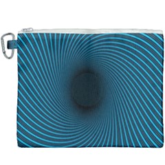 Background Spiral Abstract Pattern Canvas Cosmetic Bag (xxxl) by Nexatart