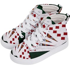 Poker Hands   Royal Flush Diamonds Kid s Hi-top Skate Sneakers by FunnyCow