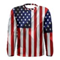 American Usa Flag Vertical Men s Long Sleeve Tee View1