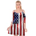 American Usa Flag Vertical Cutout Spaghetti Strap Chiffon Dress View1