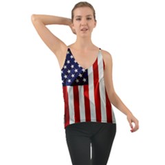 American Usa Flag Vertical Cami by FunnyCow