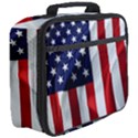 American Usa Flag Vertical Full Print Lunch Bag View3