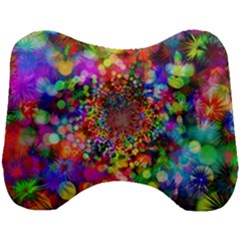 Background Color Pattern Structure Head Support Cushion by Nexatart