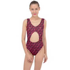 Fabric Pattern Desktop Textile Center Cut Out Swimsuit by Nexatart