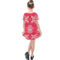 Red chinese inspired  style design  Kids  Simple Cotton Dress View2