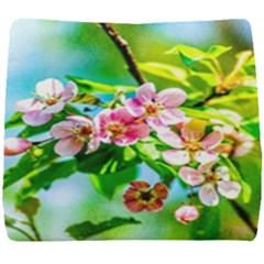 Crab Apple Flowers Seat Cushion by FunnyCow