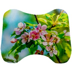 Crab Apple Flowers Head Support Cushion by FunnyCow