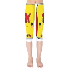 Kawaii Cute Tennants Lager Can Kids  Capri Leggings  by CuteKawaii1982