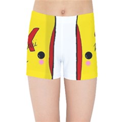 Kawaii Cute Tennants Lager Can Kids Sports Shorts by CuteKawaii1982