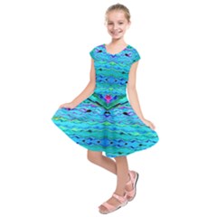 New Look Tropical Design By Flipstylez Designs  Kids  Short Sleeve Dress by flipstylezfashionsLLC