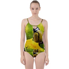 Tomtit Bird Dressed To The Season Cut Out Top Tankini Set by FunnyCow