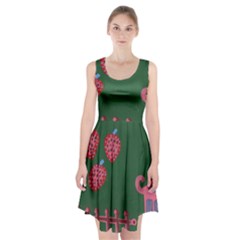 Floating Strawberries Racerback Midi Dress by snowwhitegirl