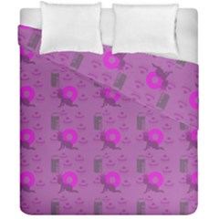 Punk Baby Violet Duvet Cover Double Side (california King Size) by snowwhitegirl