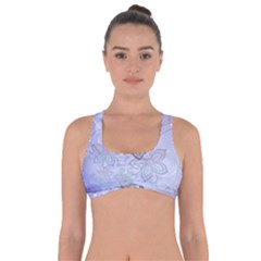 Wonderful Butterlies With Flowers Got No Strings Sports Bra by FantasyWorld7