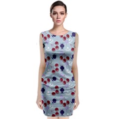 Sky Cherry Classic Sleeveless Midi Dress by snowwhitegirl