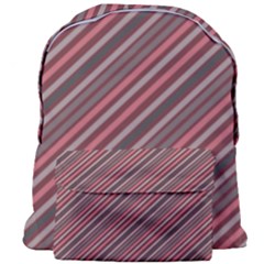 Brownish Diagonal Lines Giant Full Print Backpack by snowwhitegirl