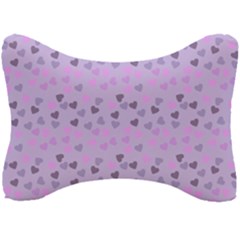 Heart Drops Violet Seat Head Rest Cushion by snowwhitegirl