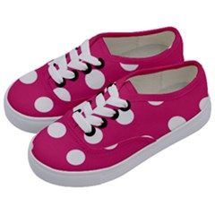 Pink Dot Kids  Classic Low Top Sneakers by snowwhitegirl