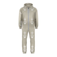 Lt Grey Anchors Hooded Jumpsuit (kids) by snowwhitegirl