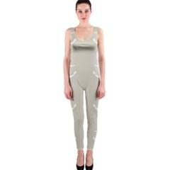 Lt Grey Anchors One Piece Catsuit by snowwhitegirl