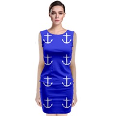 Royal Anchors Classic Sleeveless Midi Dress by snowwhitegirl